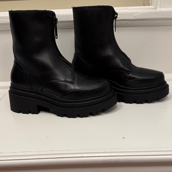 Thursday Boot Company Black Women's Combat Boots - Picture 3 of 6